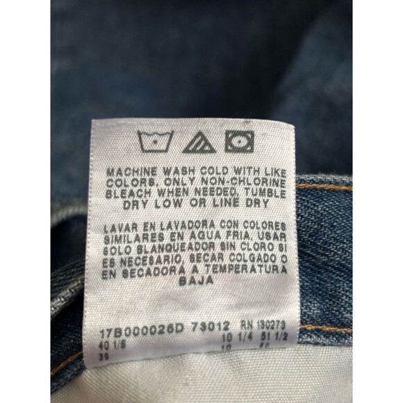 VTG Mens Wrangler Denim Shorts 38 Regular Blue Jeans Classic Y2K - Picture 4 of 5